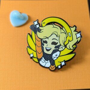 Overwatch Cute "Mercy" Enamel Pin